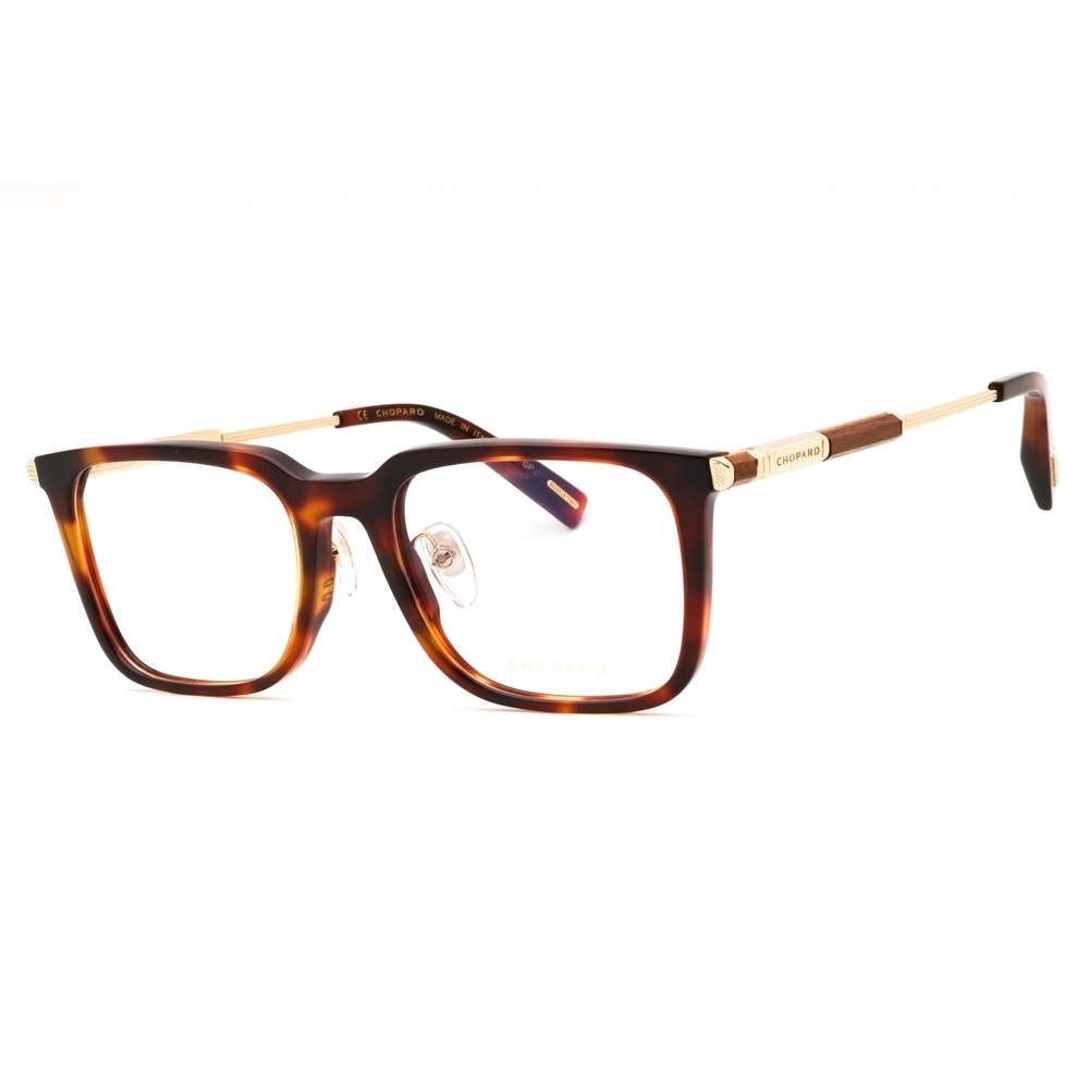 NWT Chopard VCH344-09SZ Transparent Red Rectangle 53mm Eyeglasses